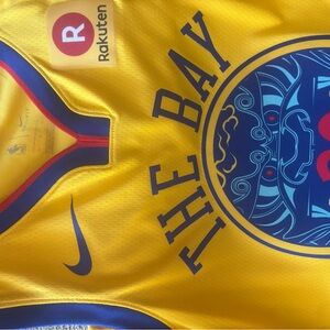 Nike Yellow and Blue 'The Bay' Jersey